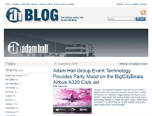 Tablet Screenshot of blog.adamhall.com